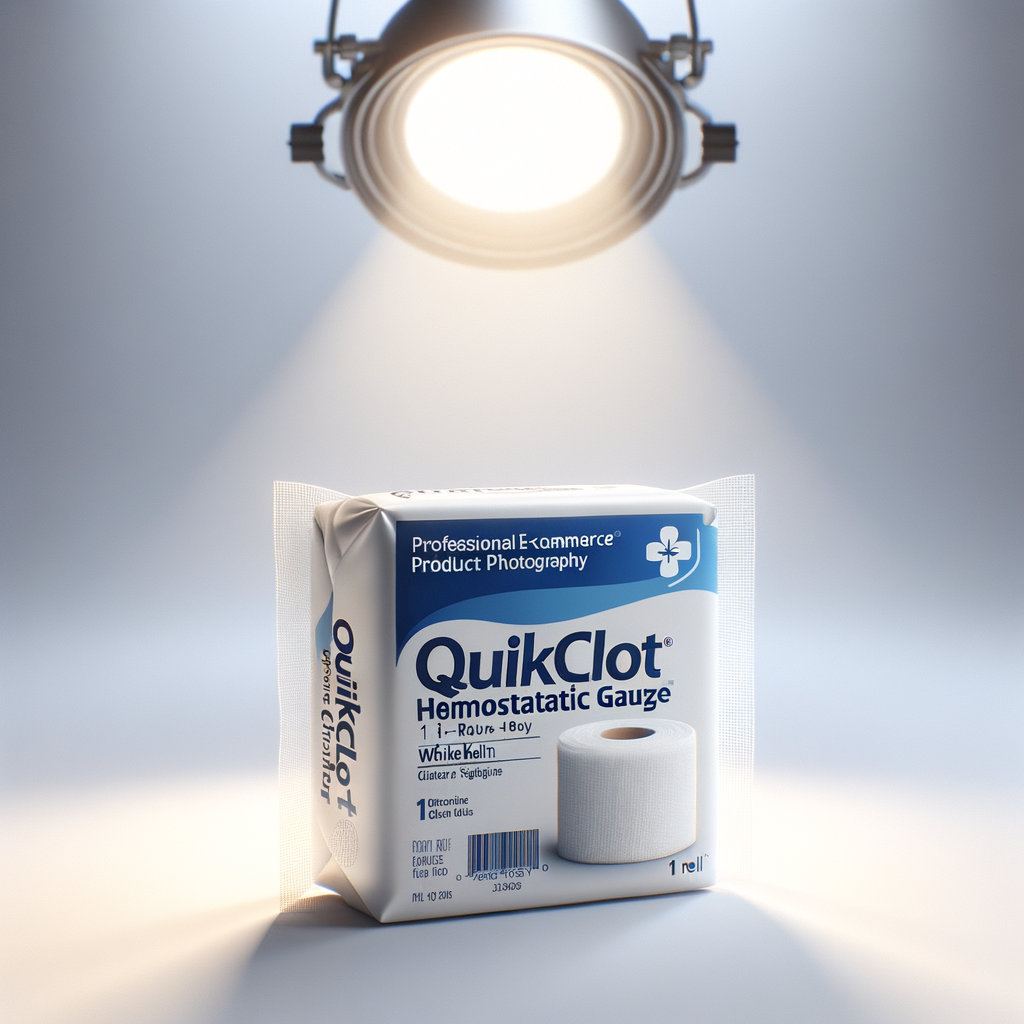 QuikClot Hemostatic Gauze (1 Roll) — First Aid & Medical emergency preparedness gear