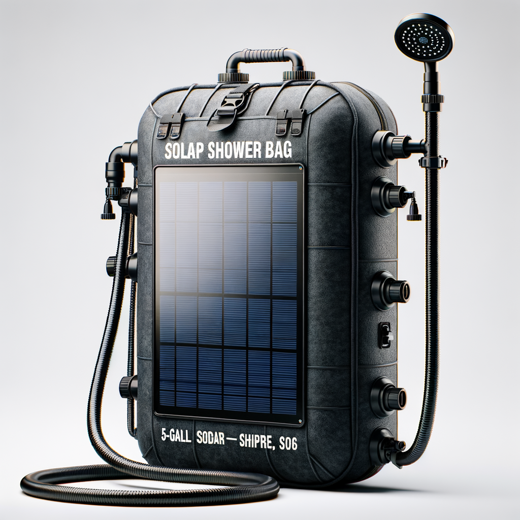Solar Camp Shower Bag (5 Gallon) — Hygiene & Sanitation emergency preparedness gear