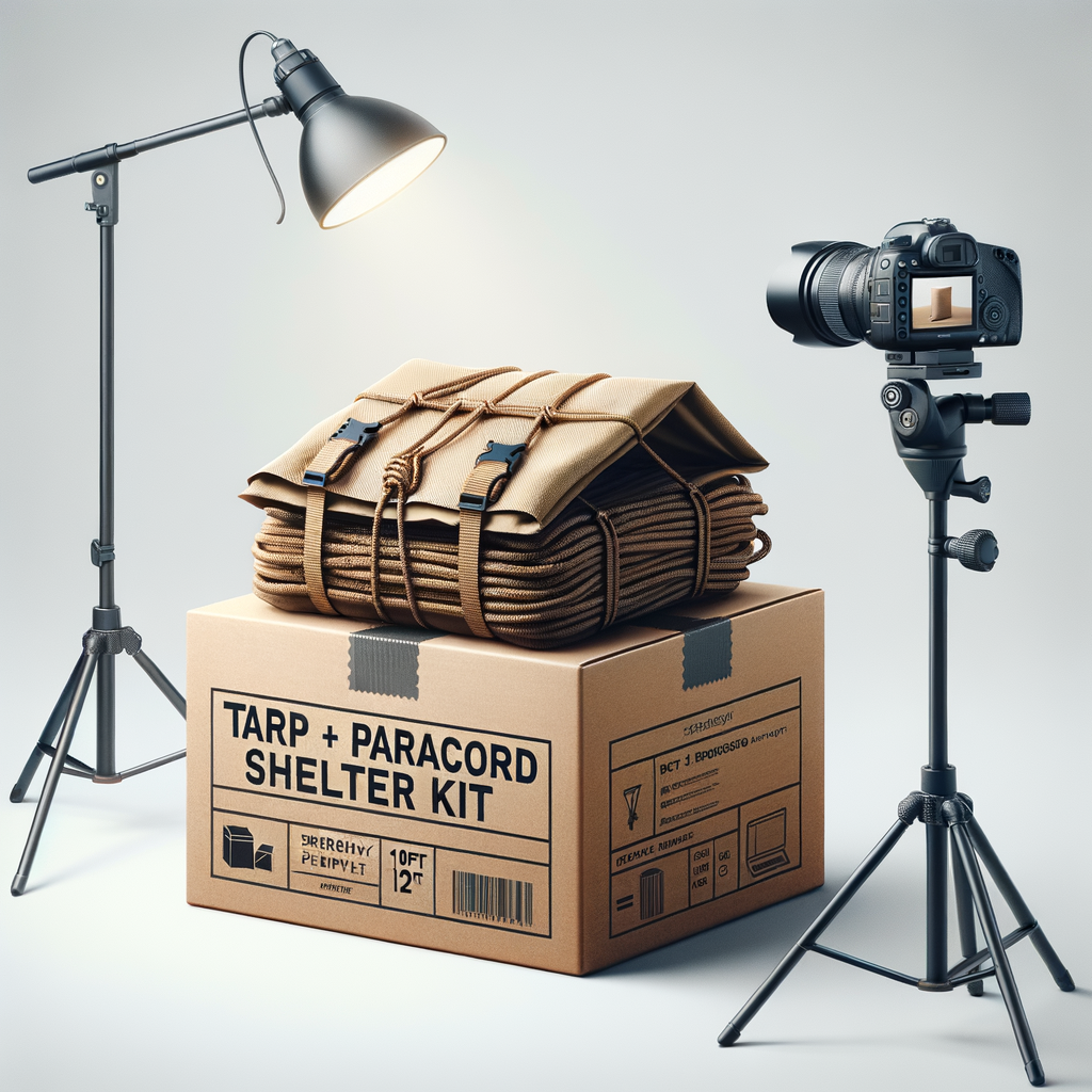 Tarp + Paracord Shelter Kit 10x12ft — Tools & Gear emergency preparedness gear