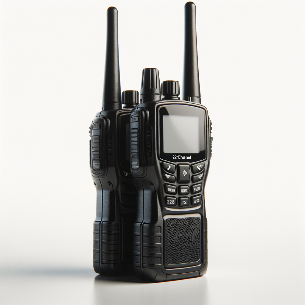 22-Channel Walkie-Talkie Pair — Communications & Navigation emergency preparedness gear