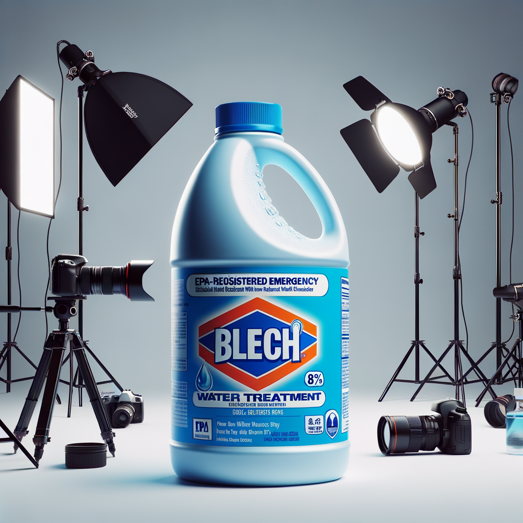 EPA-Registered Emergency Bleach Water Treatment (8.7%) — Water Filtration & Purification emergency preparedness gear