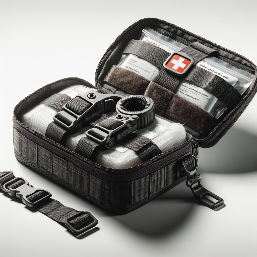 IFAK Individual First Aid Kit Black MOLLE Pouch — First Aid & Medical emergency preparedness gear
