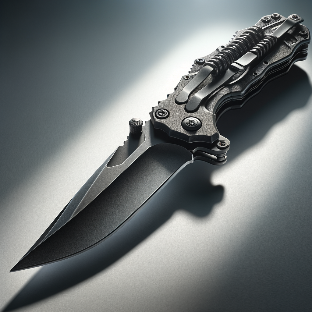 Spring-Assisted Tactical Folding Knife 3.75" — Blades & Protection emergency preparedness gear