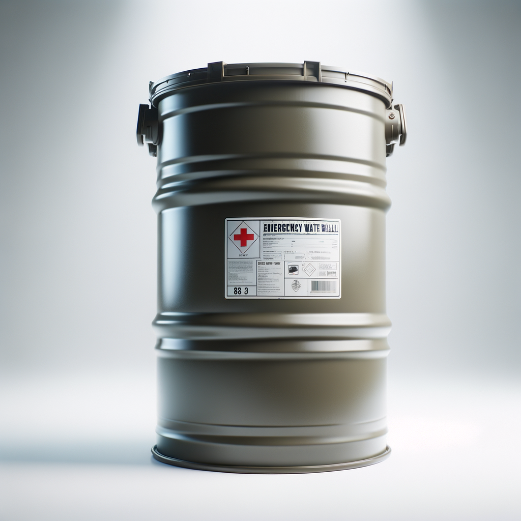 55-Gallon Emergency Water Barrel — Water Filtration & Purification emergency preparedness gear