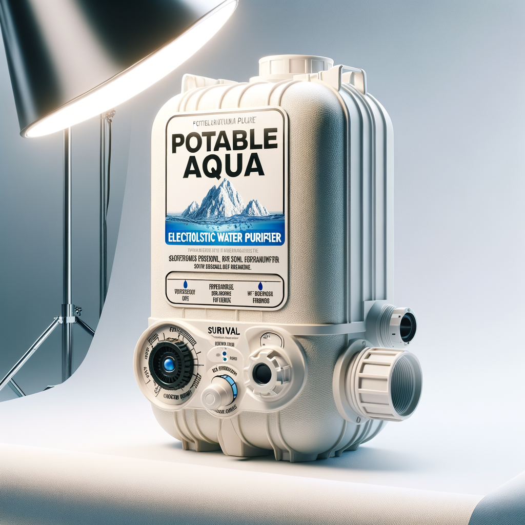 Potable Aqua PURE Electrolytic Water Purifier — Water Filtration & Purification emergency preparedness gear