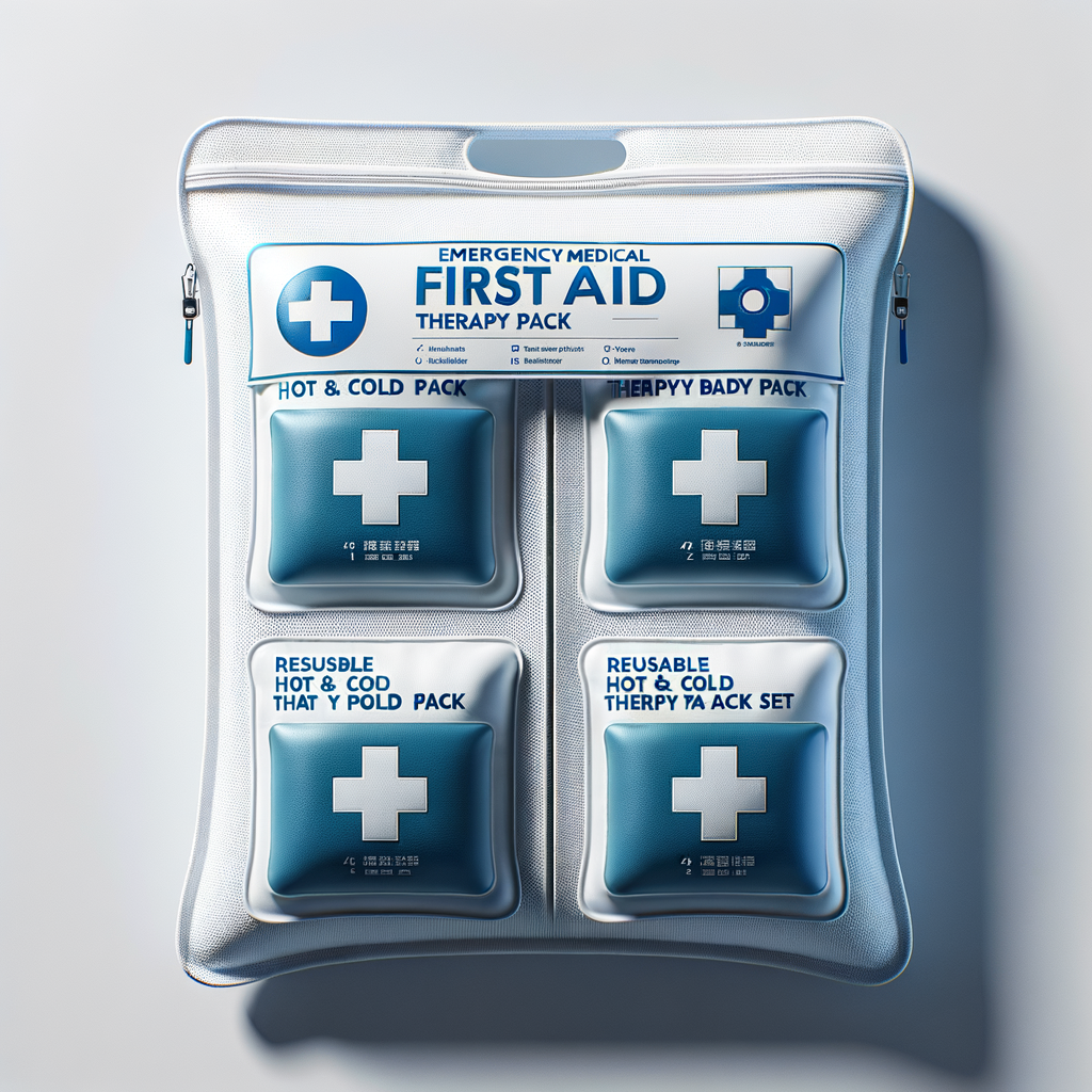Reusable Hot and Cold Therapy Pack Set (4-Pack) — First Aid & Medical emergency preparedness gear