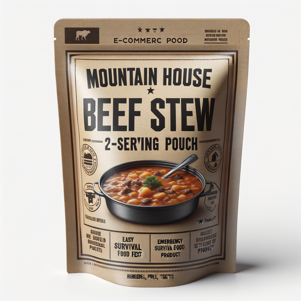 Mountain House Beef Stew (2-Serving Pouch) — Food & MREs emergency preparedness gear