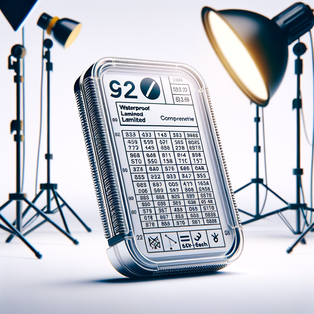 Waterproof Morse Code Reference Card — Communications & Navigation emergency preparedness gear