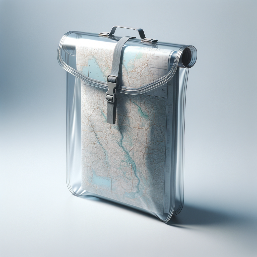 Waterproof Map & Document Case — Navigation emergency preparedness gear
