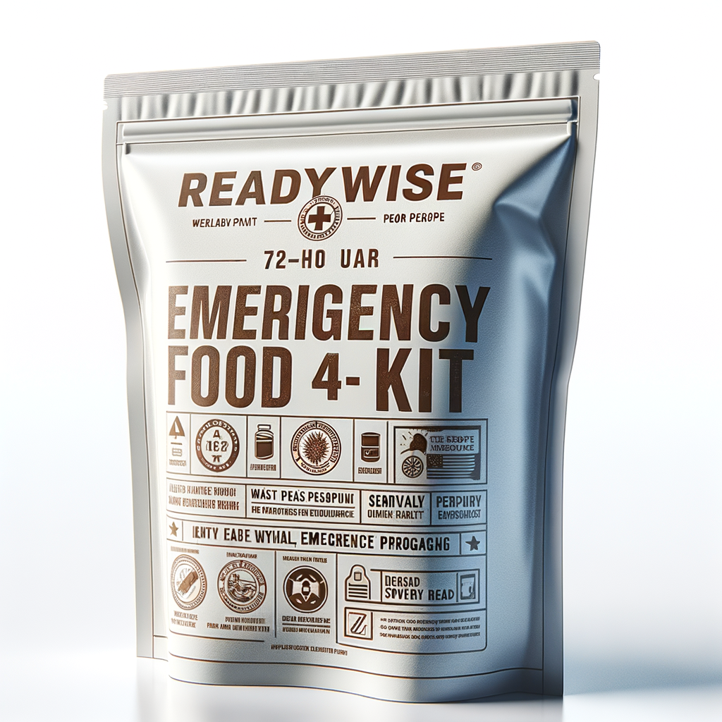 ReadyWise 72-Hour Emergency Food Kit (4-Person) — Food & MREs emergency preparedness gear
