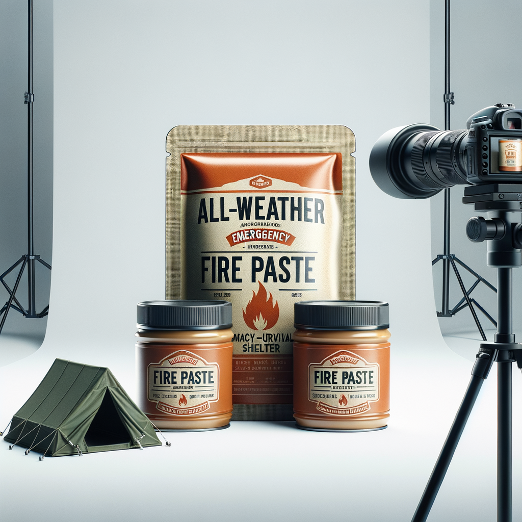 All-Weather Fire Paste (4-Pack) — Shelter emergency preparedness gear