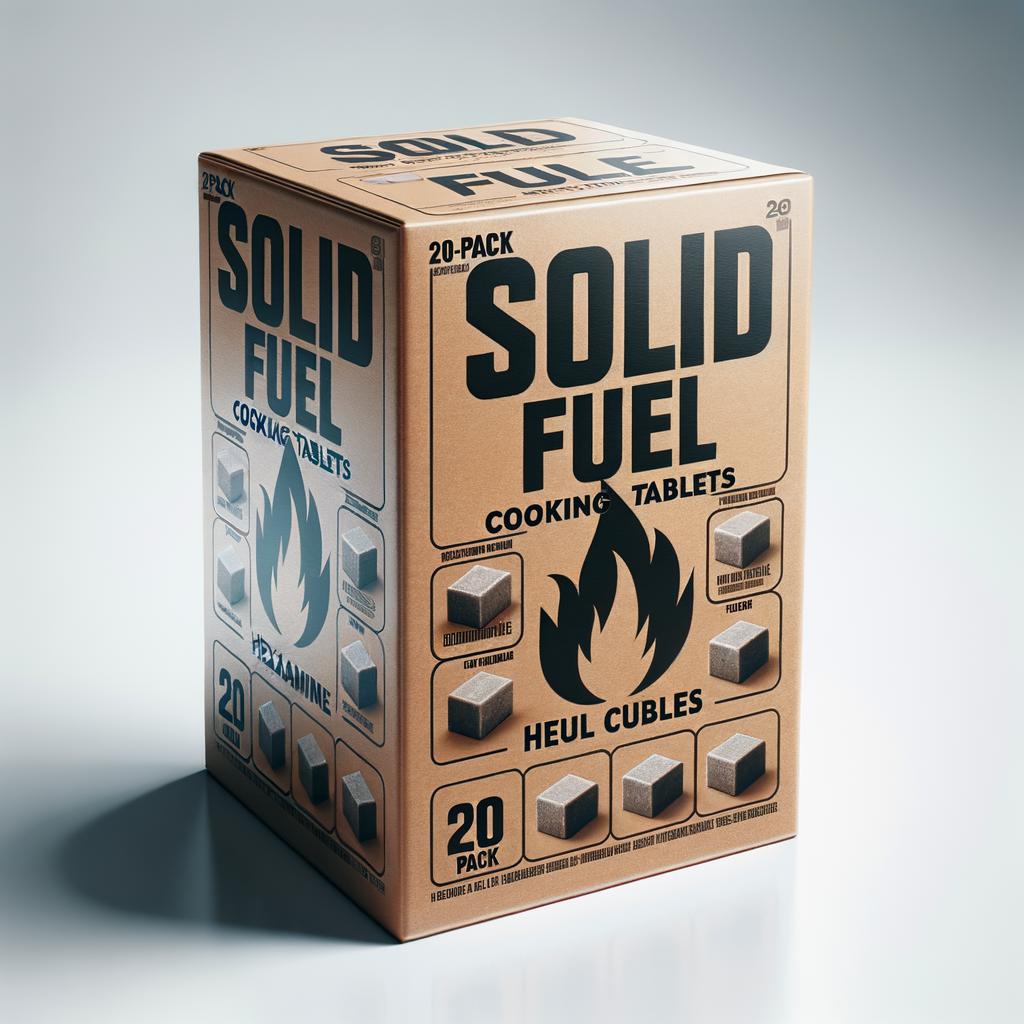 Esbit Solid Fuel Cooking Tabs (20ct) — Food & MREs emergency preparedness gear