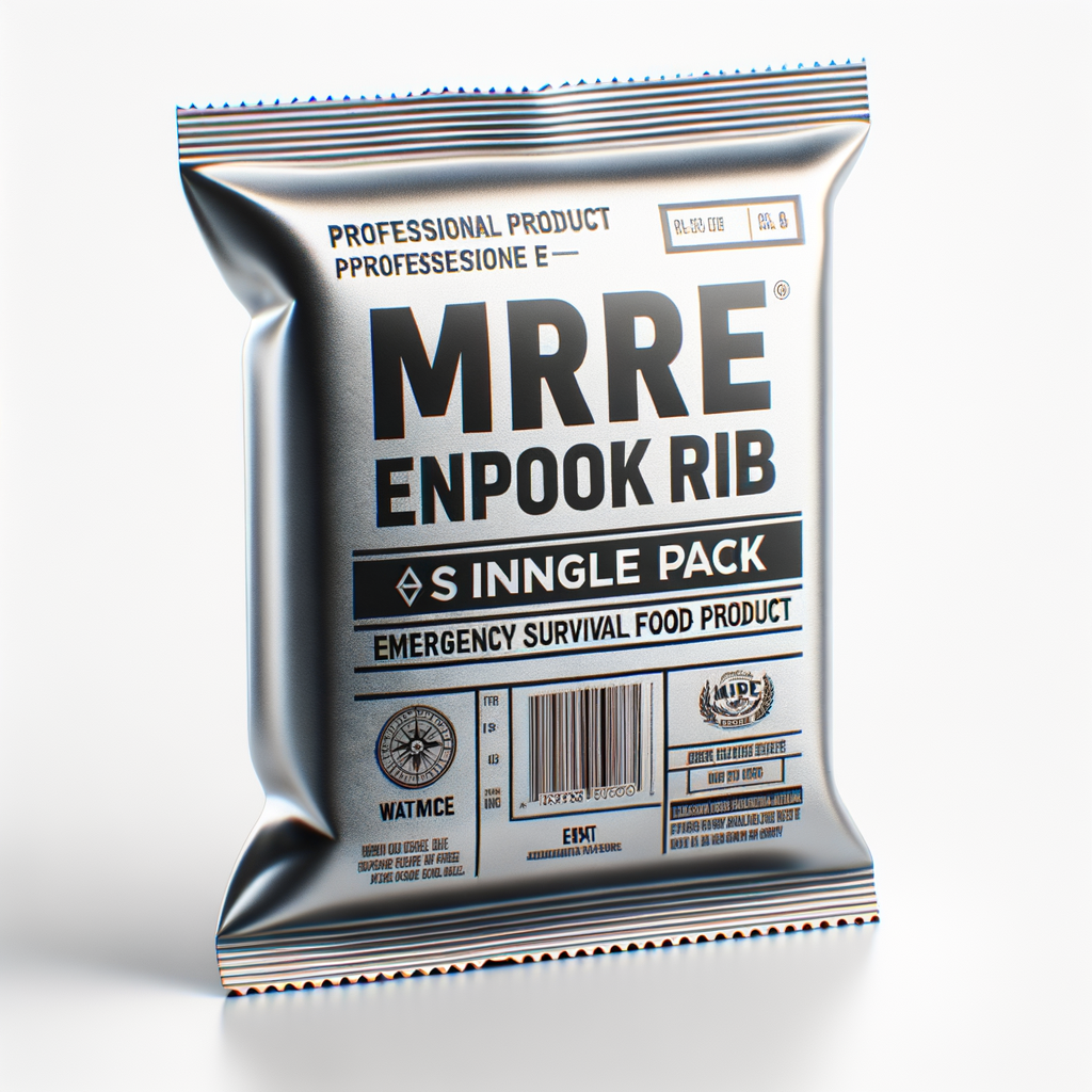 MRE Entrée Pork Rib Single Pack — Food & MREs emergency preparedness gear