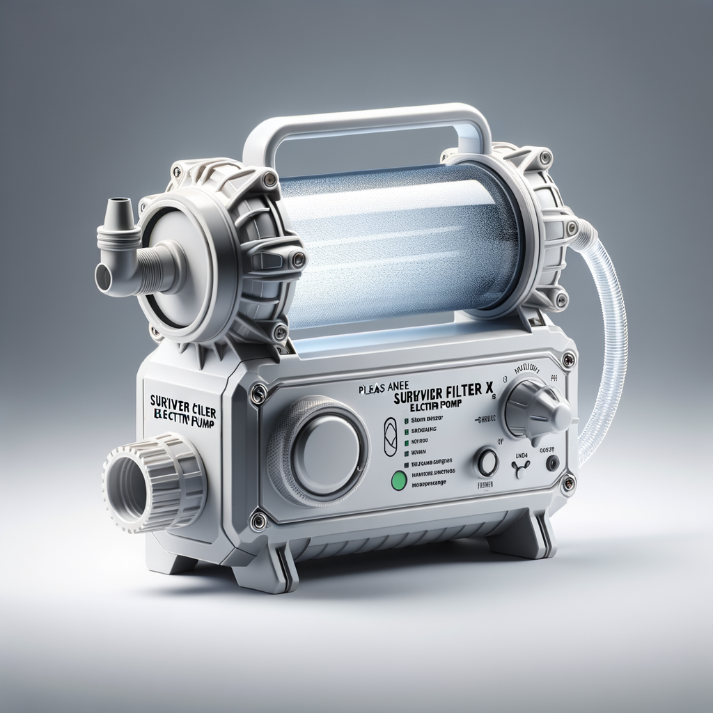 Survivor Filter PRO X Electric Pump — Water Filtration & Purification emergency preparedness gear