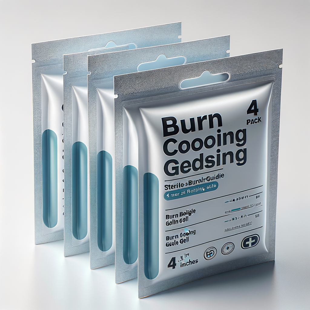 Burn Gel Dressings 3.5-Inch 4-Pack — First Aid & Medical emergency preparedness gear