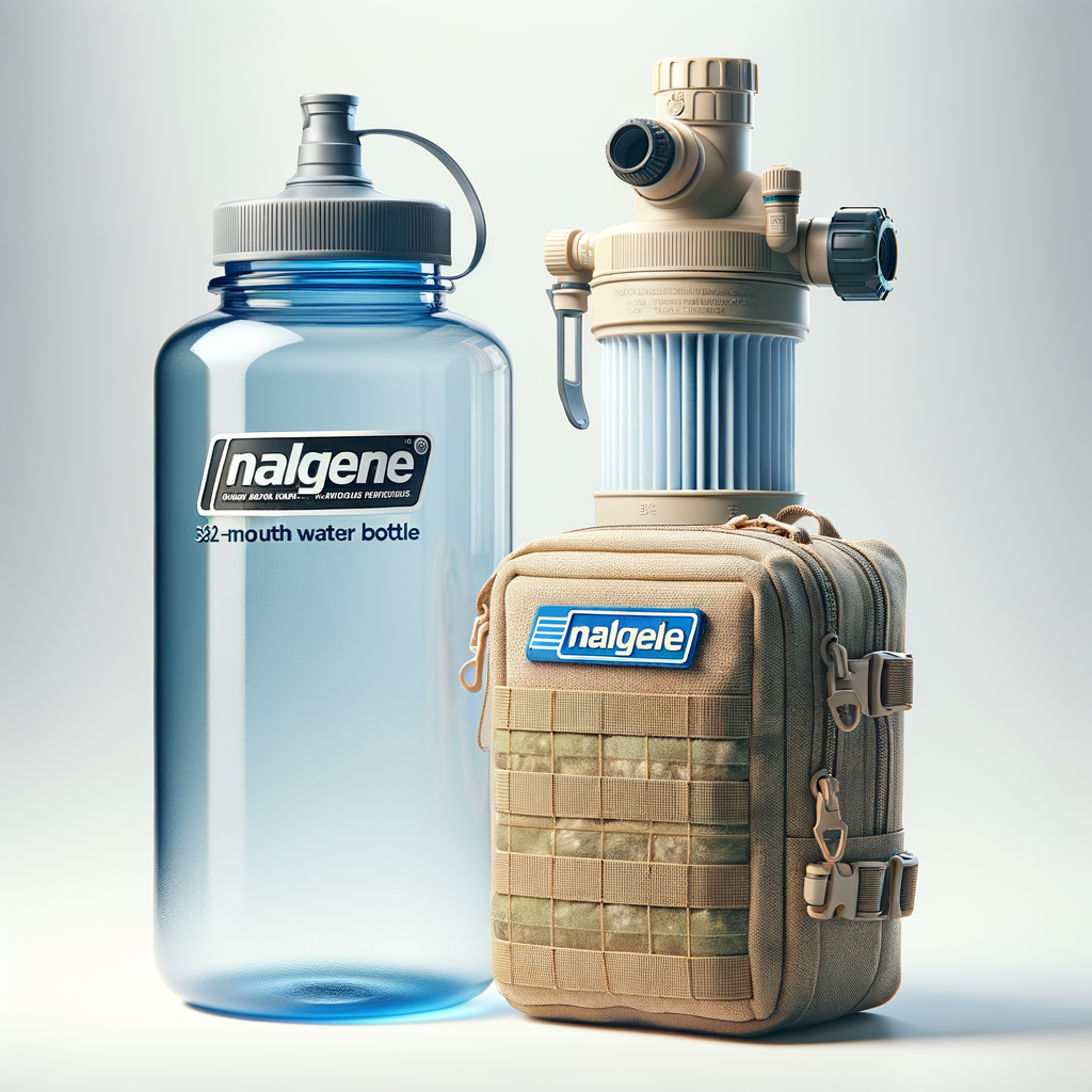 Nalgene 32oz Wide-Mouth Lexan Water Bottle — Water Filtration & Purification emergency preparedness gear