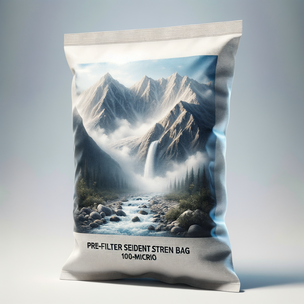 Pre-Filter Sediment Screen Bag (100-Micron) — Water Filtration & Purification emergency preparedness gear