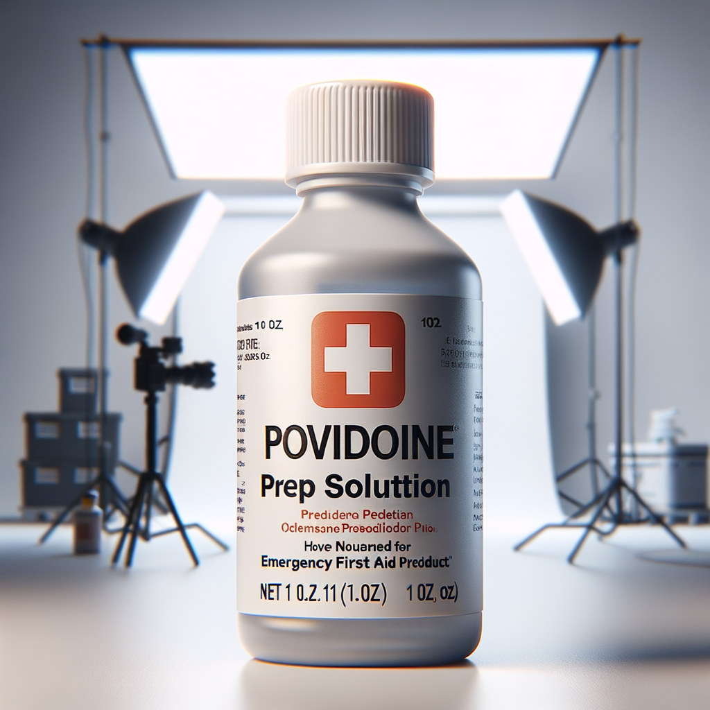 Povidone-Iodine Prep Solution 1oz — First Aid & Medical emergency preparedness gear