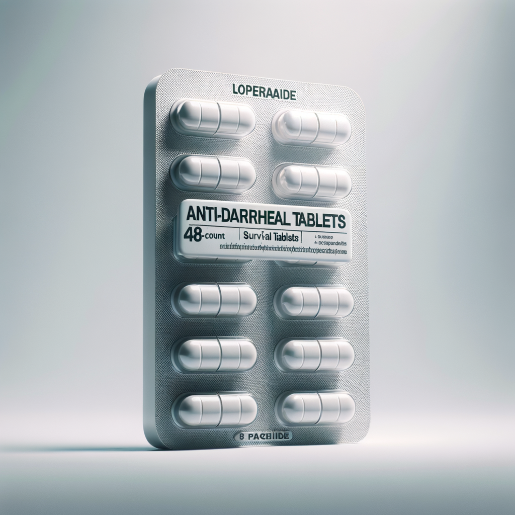 Anti-Diarrheal Survival Pack (48 Tablets) — First Aid & Medical emergency preparedness gear