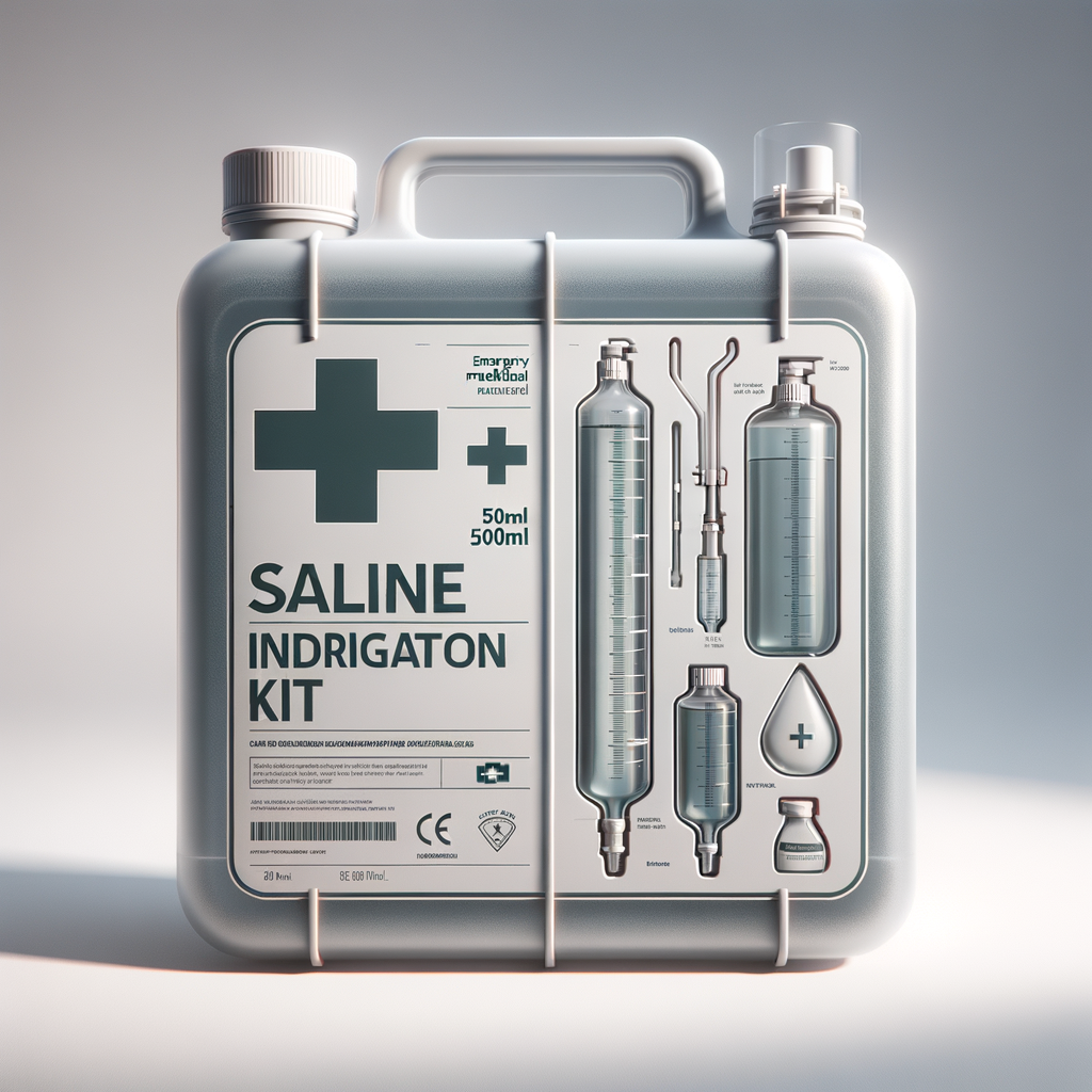 Saline Wound Irrigation Kit (500mL) — First Aid & Medical emergency preparedness gear