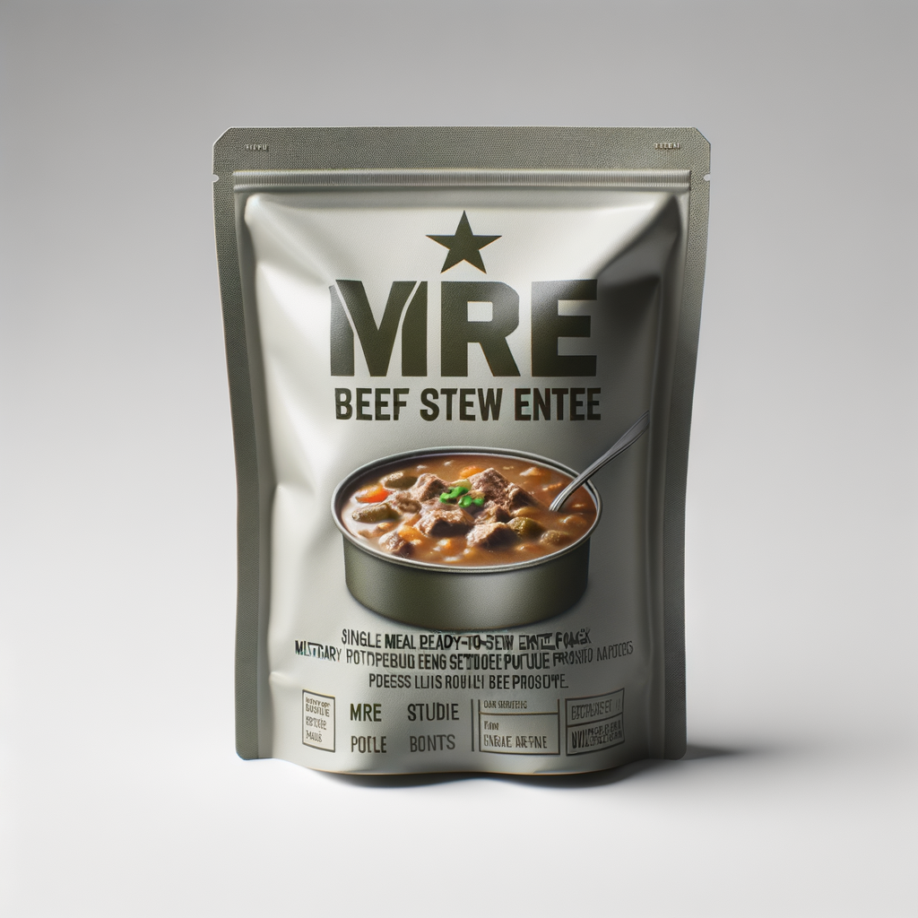 MRE Entrée Beef Stew Single Pack — Food & MREs emergency preparedness gear