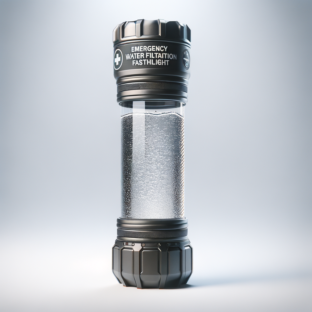 Emergency Water Filtration Flashlight — Water Filtration & Purification emergency preparedness gear