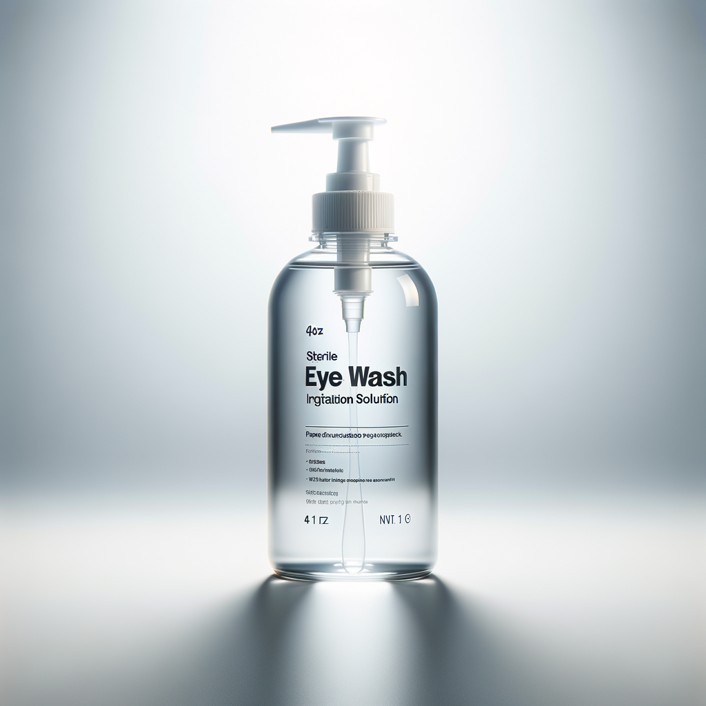 Eye Wash Sterile Irrigating Solution 4 oz — First Aid & Medical emergency preparedness gear