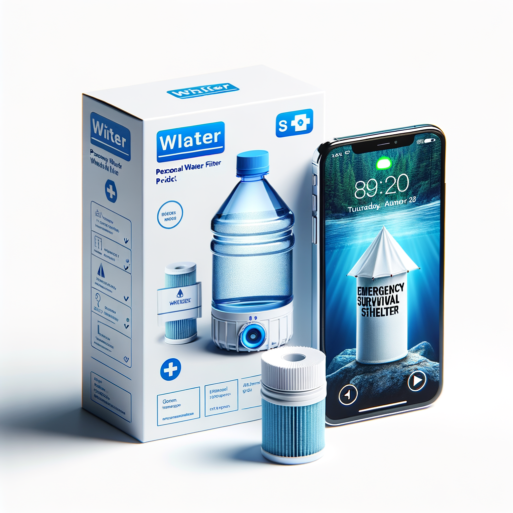 LifeStraw Personal Water Filter — Shelter emergency preparedness gear