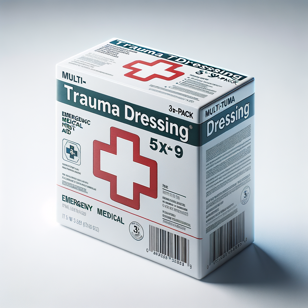 Multi-Trauma Dressing 5x9 (3-Pack) — First Aid & Medical emergency preparedness gear