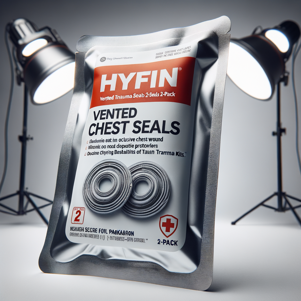 HyFin Vent Compact Chest Seals 2-Pack — CBRN & Radiation Protection emergency preparedness gear