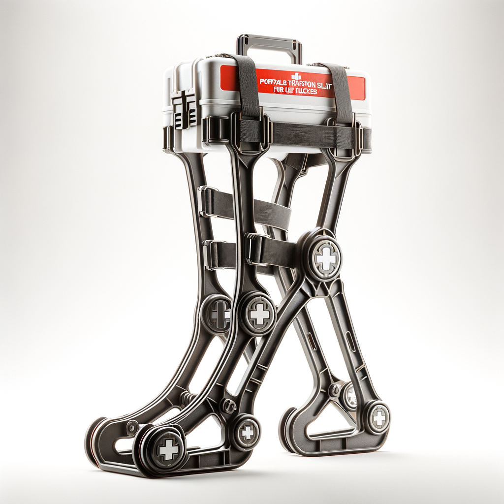 Portable Traction Splint for Leg Fractures — First Aid & Medical emergency preparedness gear