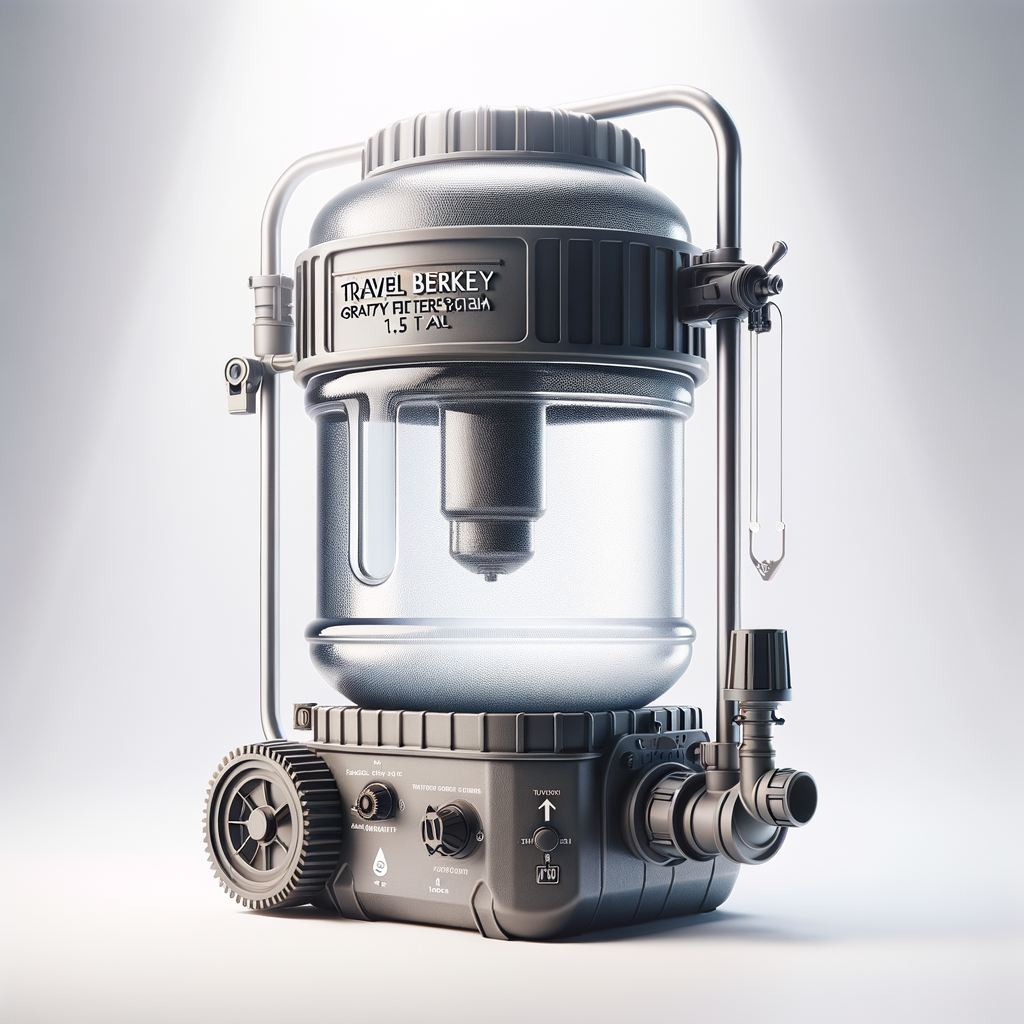 Travel Berkey Gravity Filter System (1.5 Gal) — Water Filtration & Purification emergency preparedness gear