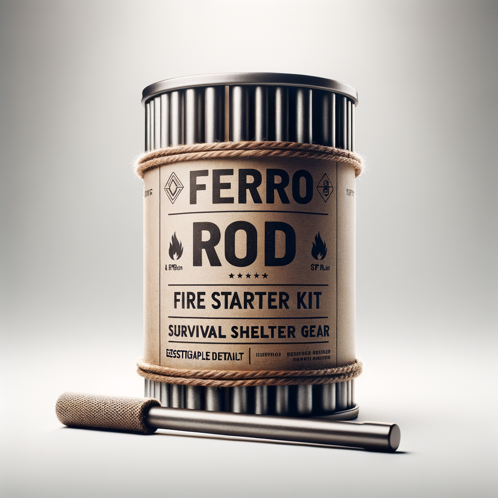 Ferro Rod Fire Starter Kit — Shelter emergency preparedness gear