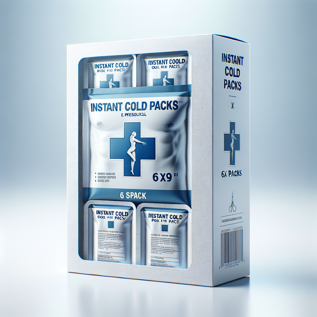 Instant Cold Packs 6x9 Inch (6-Pack) — First Aid & Medical emergency preparedness gear