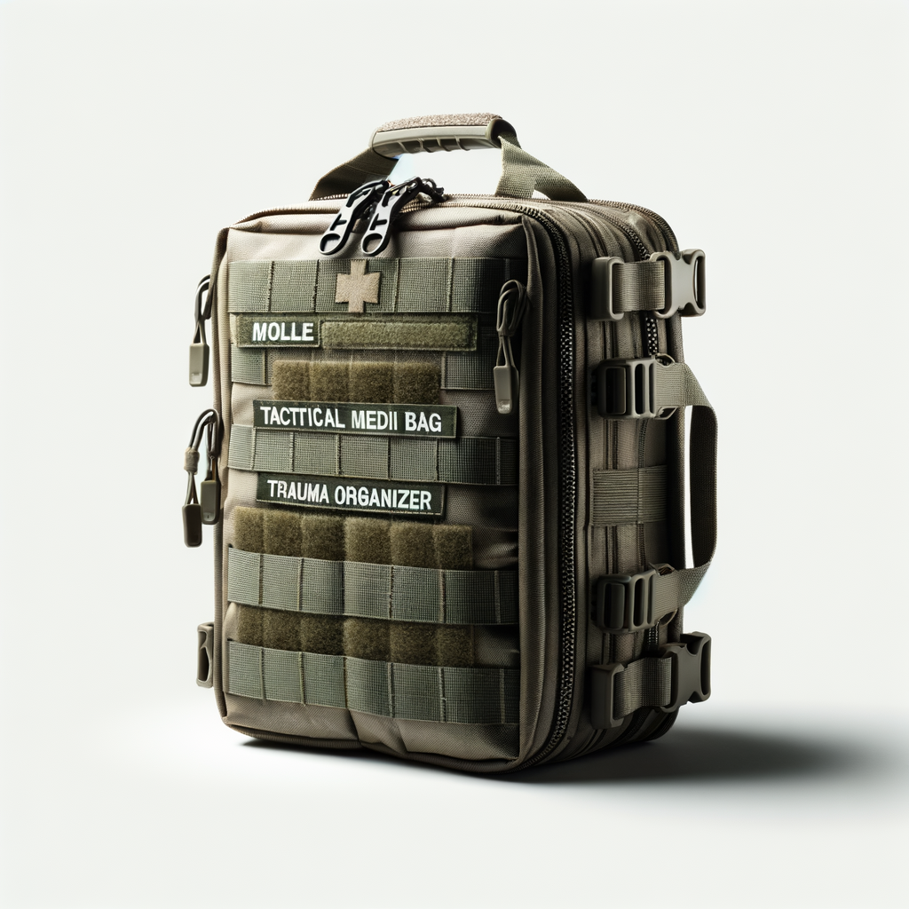 MOLLE Tactical Medic Bag Empty Trauma Organizer — First Aid & Medical emergency preparedness gear