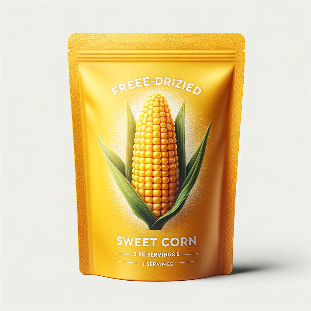 Freeze-Dried Sweet Corn 3-Serving Pouch — Food & MREs emergency preparedness gear