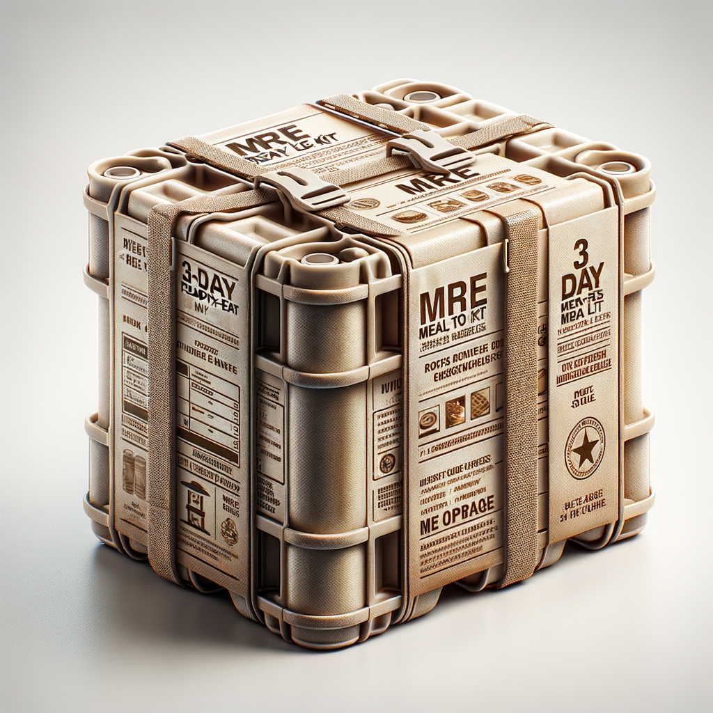 Complete MRE Meal Kit (3-Day Supply) — Food & MREs emergency preparedness gear