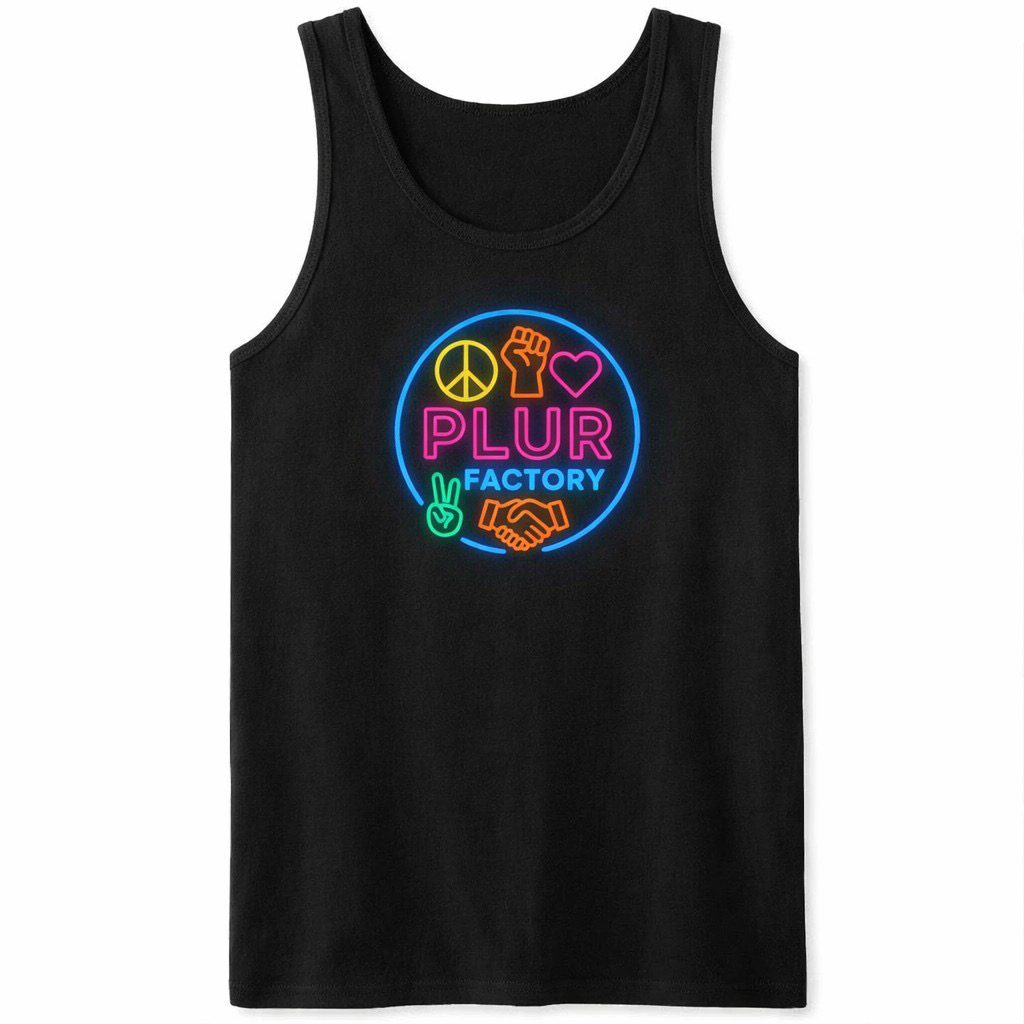 PLUR Factory “My Religion Is” Tank Top