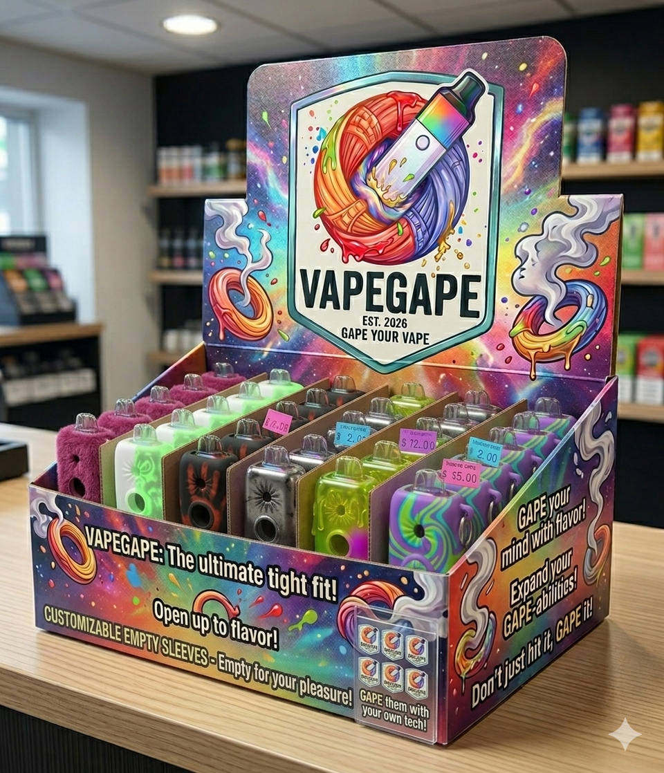 VapeGape retail countertop display