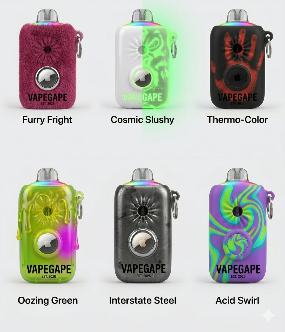 The Unhinged Six - Furry Fright, Cosmic Slushy, Thermo-Color, Oozing Green, Interstate Steel, Acid Swirl