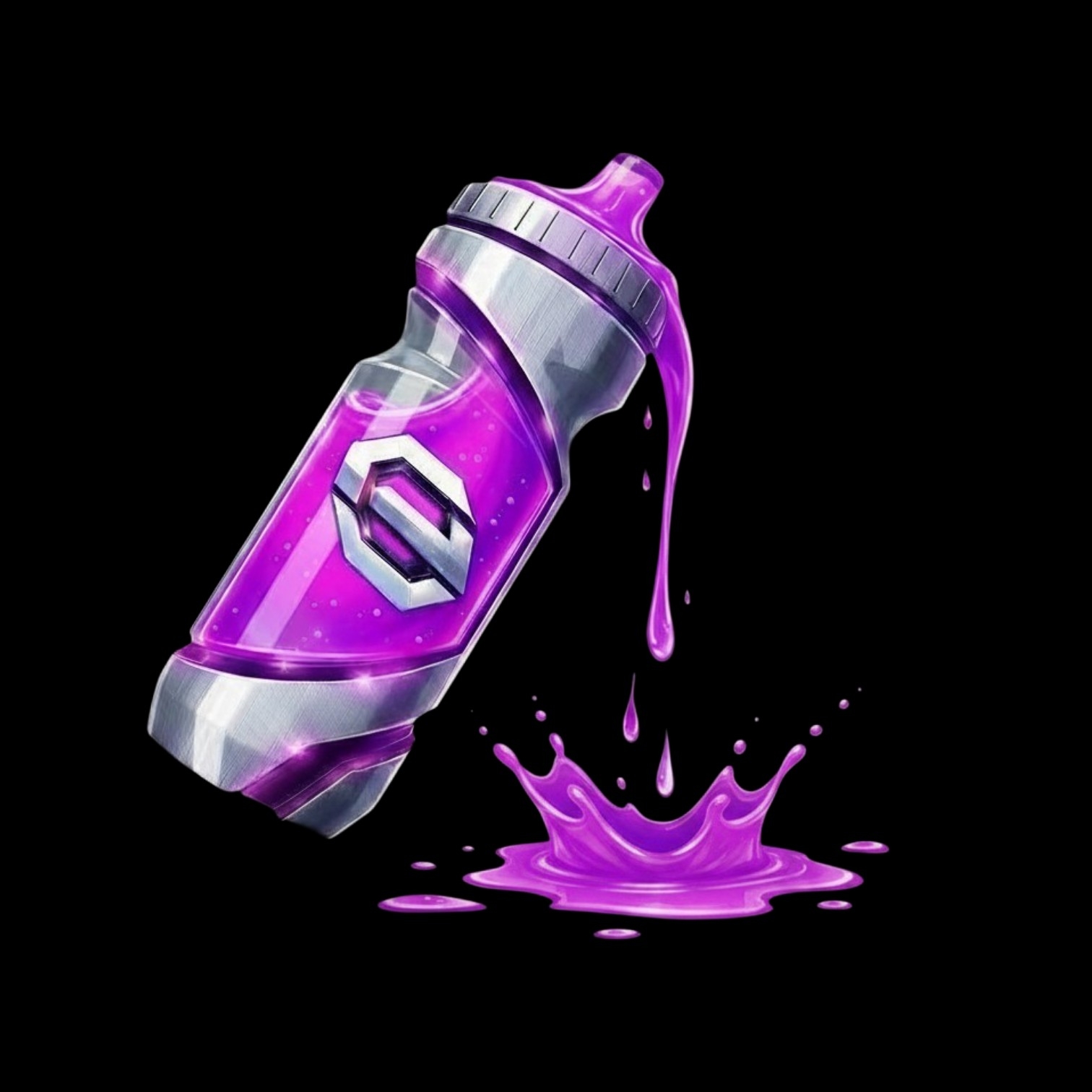 First Drop — purple shaker bottle pouring glowing liquid