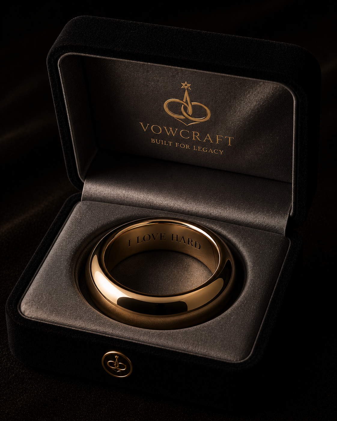 VOWCRAFT presentation box — luxury ring case