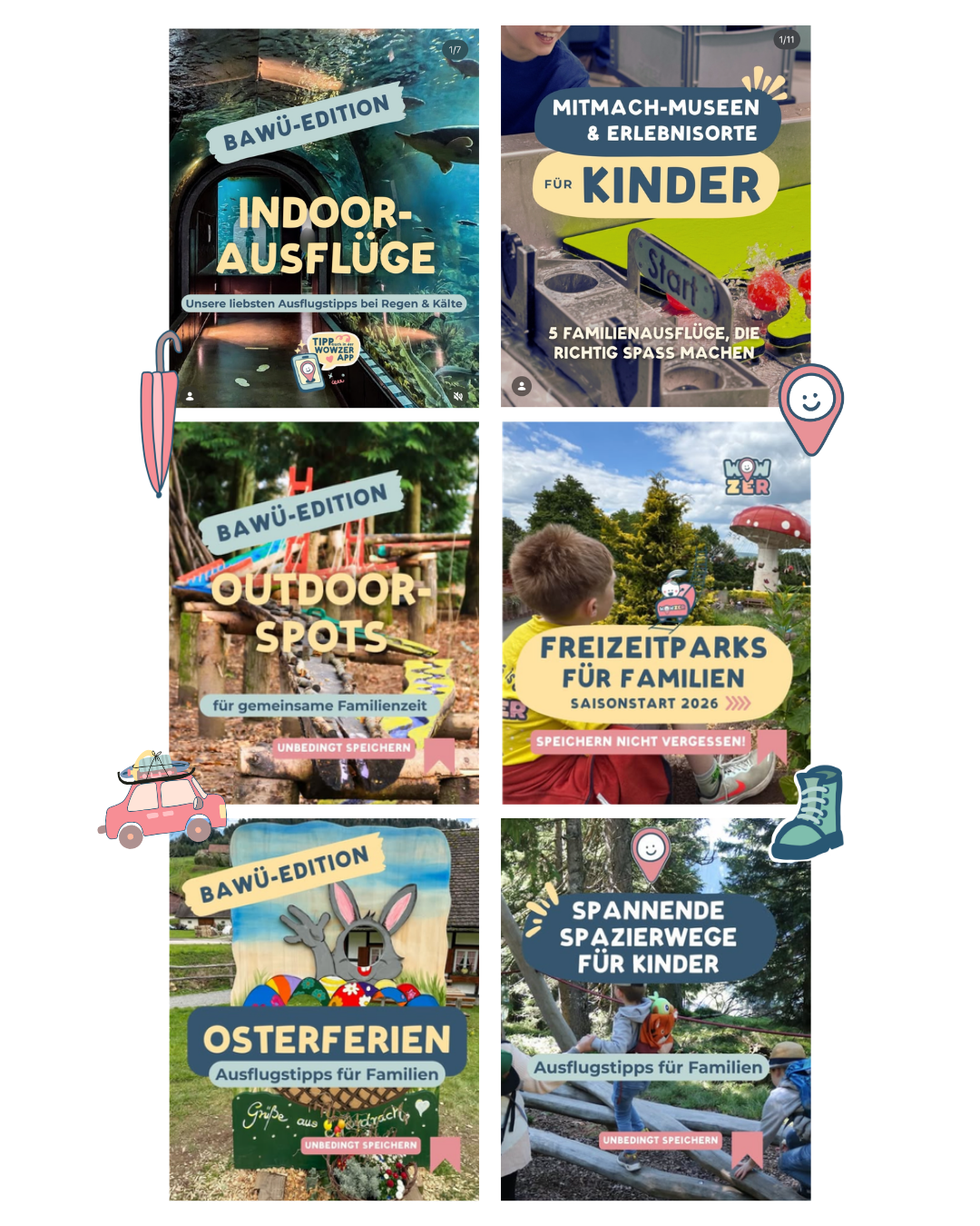 WOWZER Instagram Posts Collage