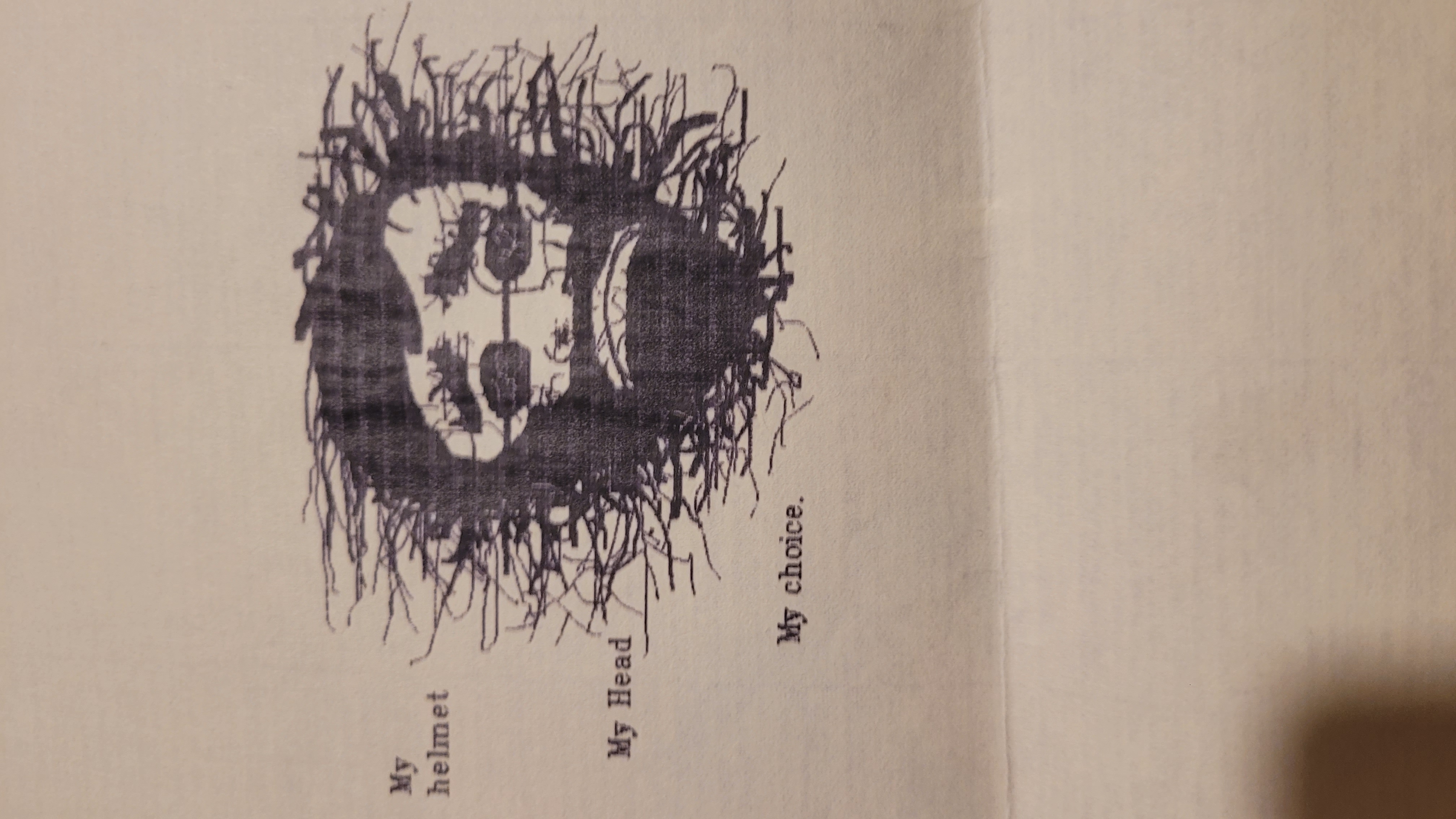 My Helmet My Head My Choice — Digital Rickets