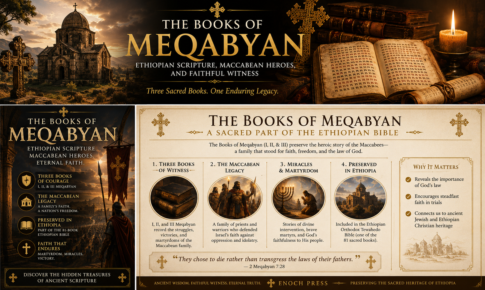 The Books of Meqabyan — Ethiopian scripture, Maccabean heroes, and faithful witness