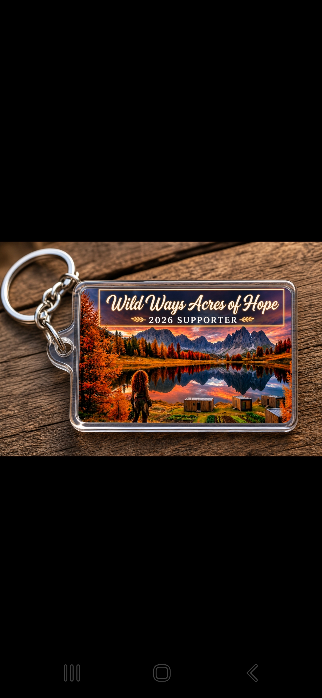 Wild Ways Acres of Hope Keychain Discount Card