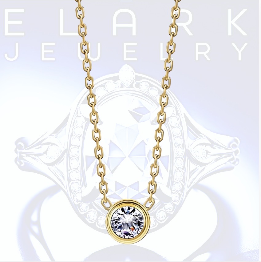 Bezel set yellow Pendant