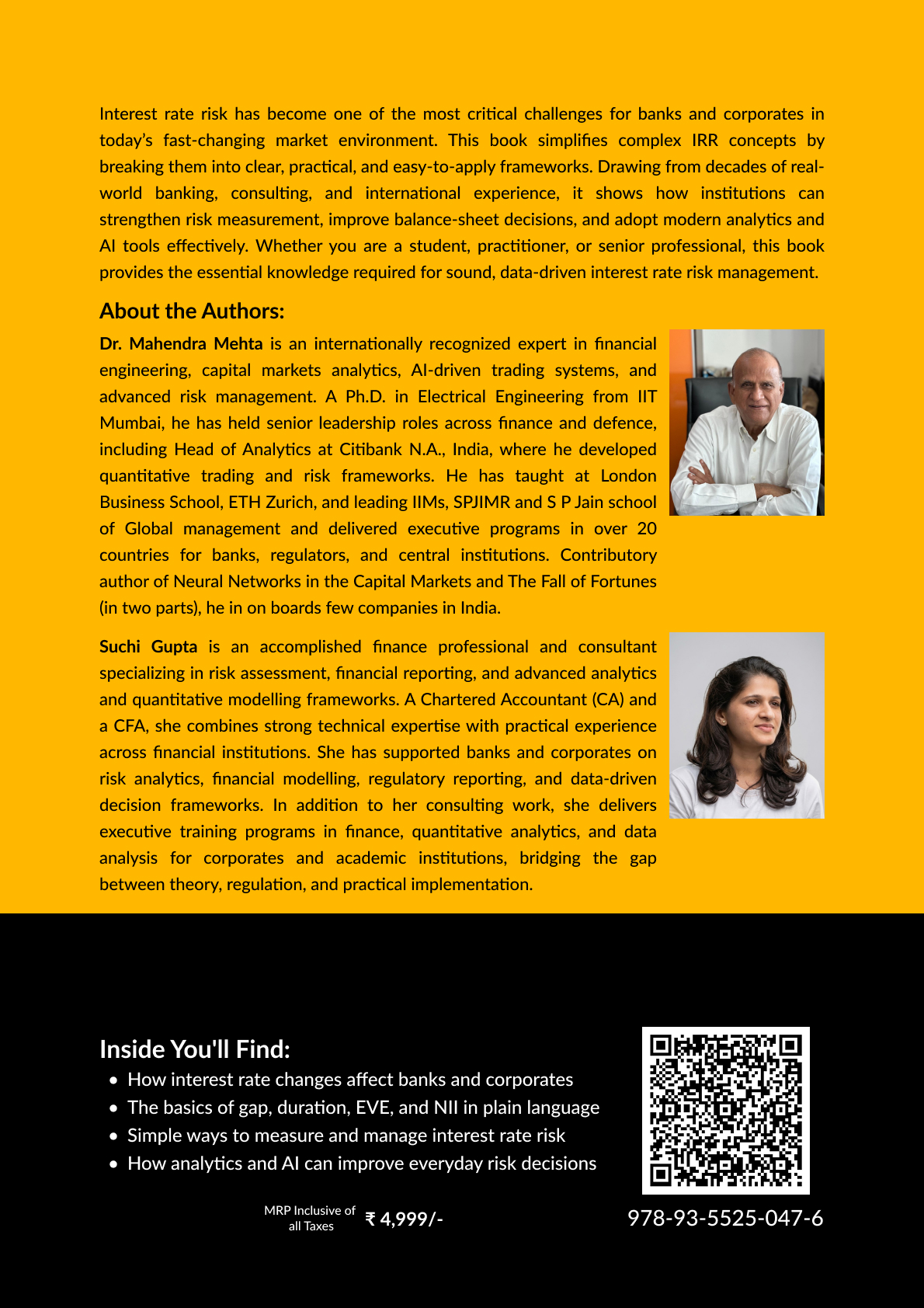 Interest Rate Risk Management — Back Cover