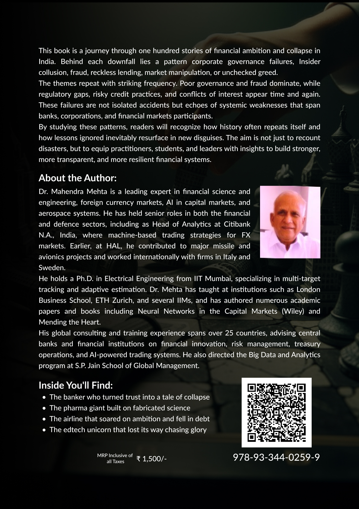 The Fall of Fortunes Part II — Back Cover