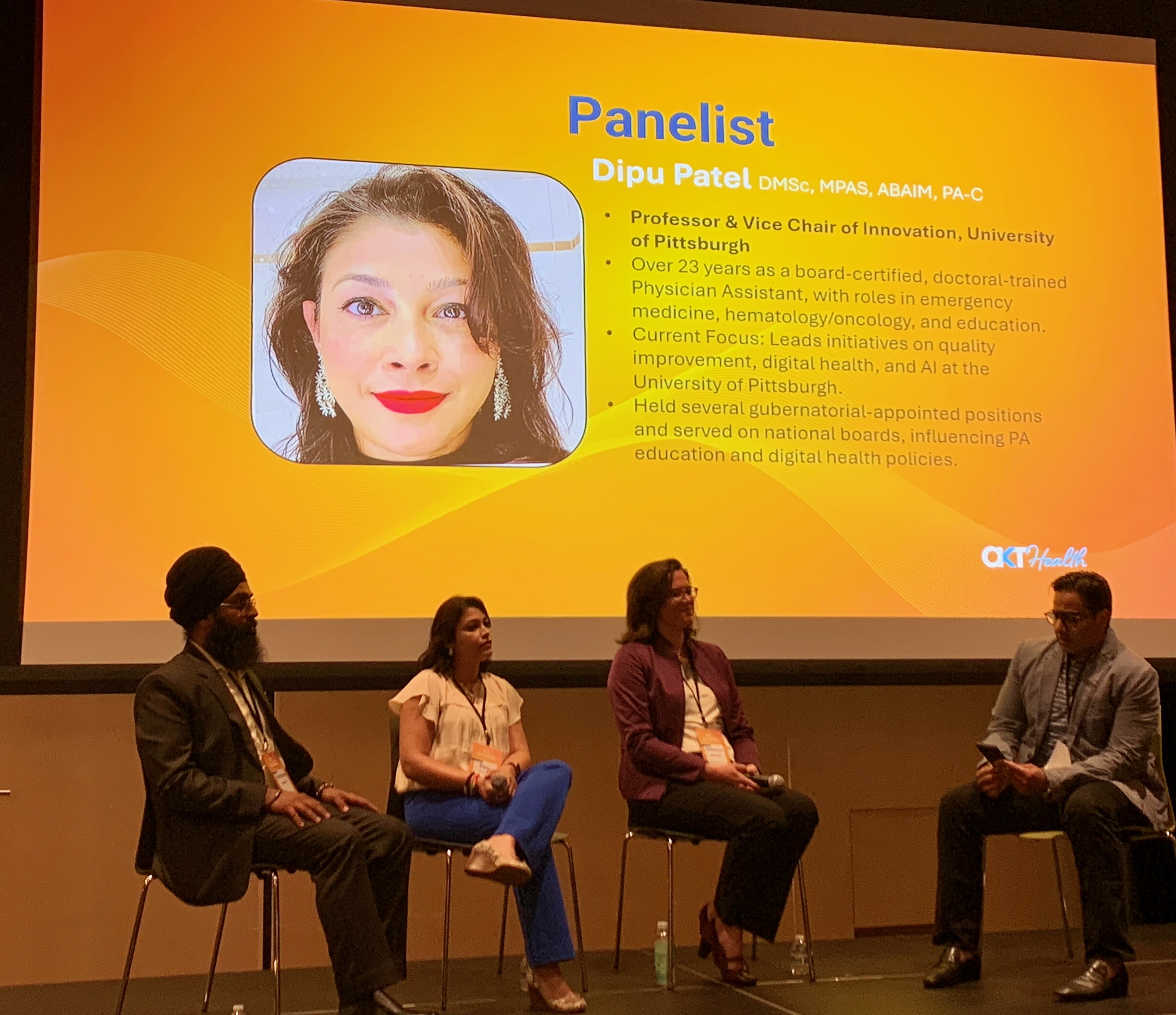 Dr. Patel — Panel speaker at AKT Health event